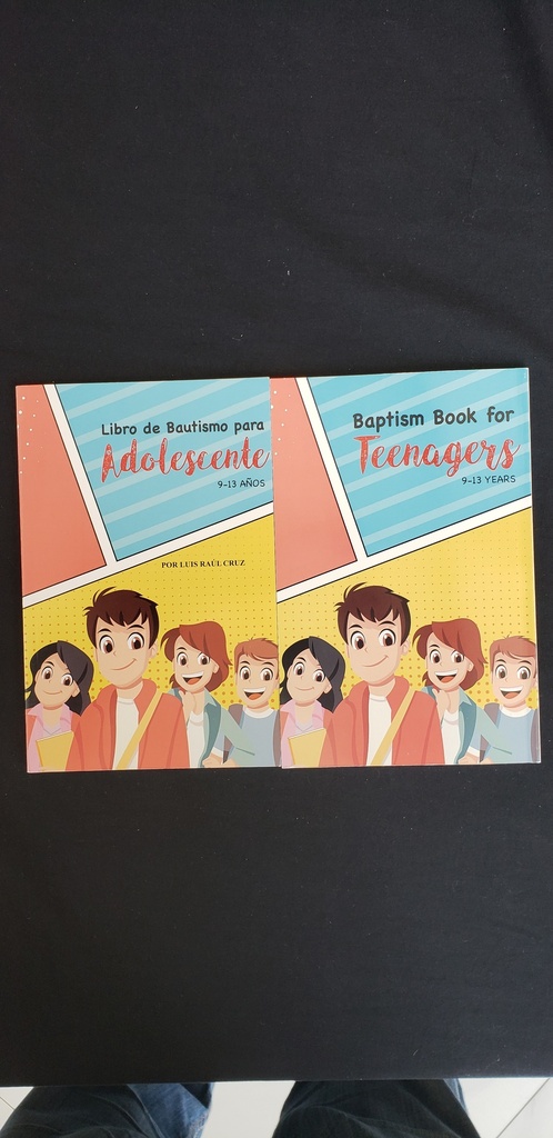 Libro de Bautismo para Adolescente Bilingue 9-13 años